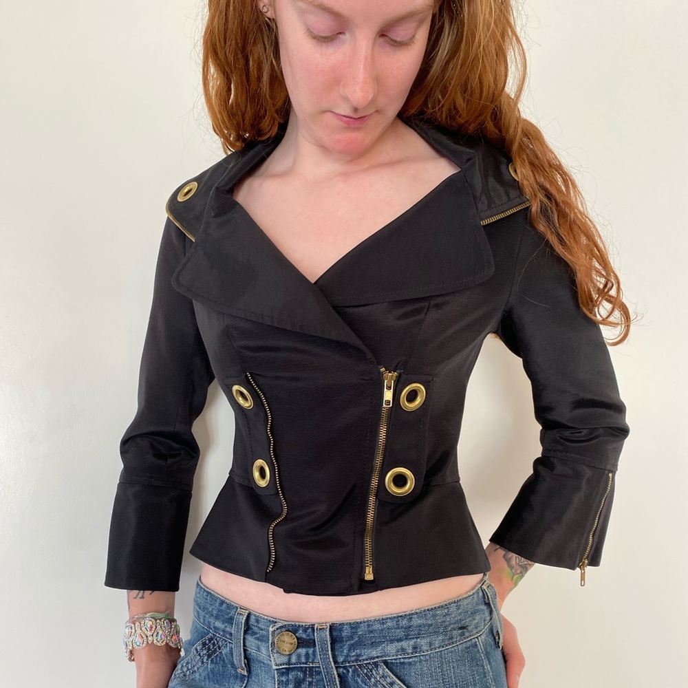 Yoana Baraschi black jacket
